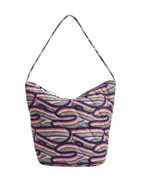 Vera Bradley Slouchy Bucket Shoulder Bag In Ultralight Retro Ribbons NWT